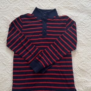 Janie & Jack Striped Popover Shirt